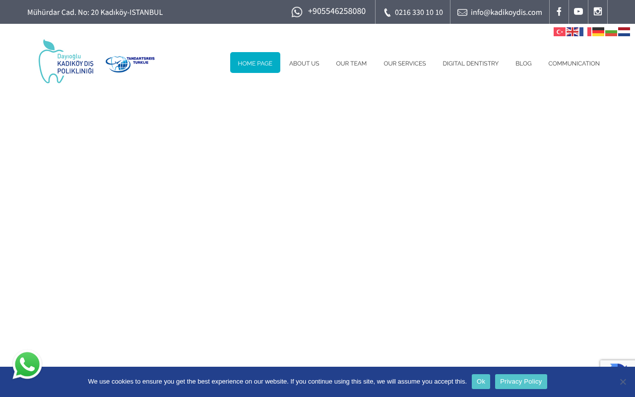 Kadikoy Dayıoğlu Diş Kliniği screenshot — 30 Apr 2026