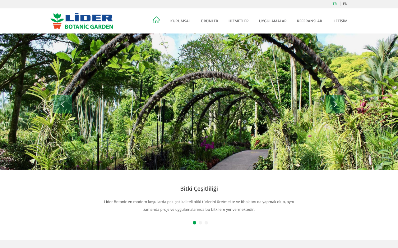 Lider Botanic Garden screenshot
