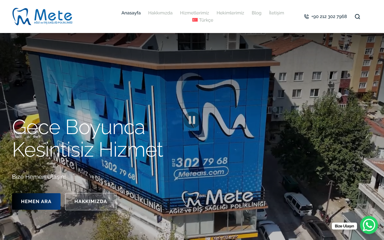 Mete Diş Kliniği screenshot