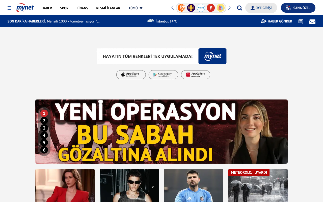 MYNET İNTERNET TEKNOLOJİ A.Ş. screenshot — 30 Apr 2026