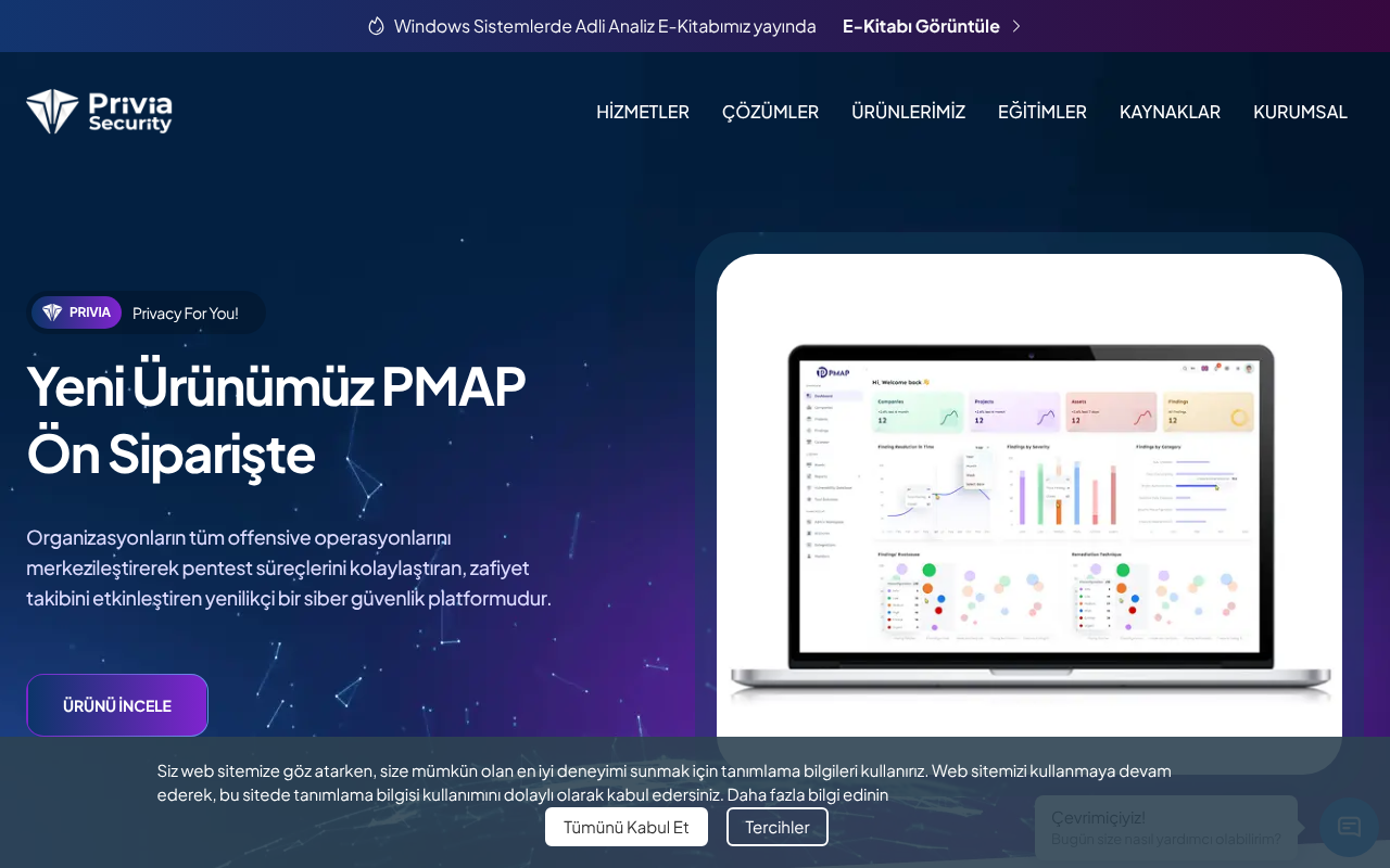 Privia Security screenshot — 30 Apr 2026