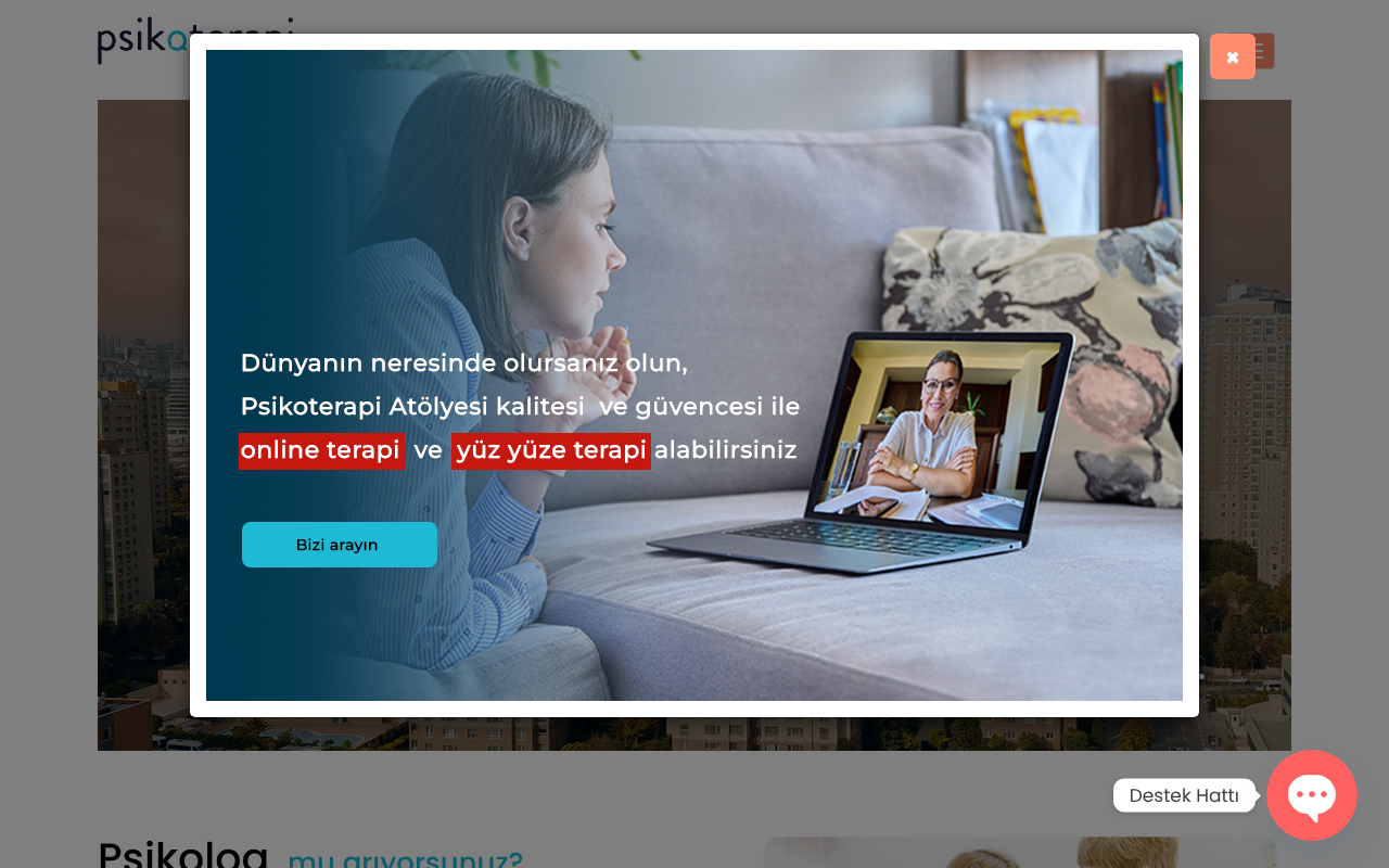 Psikolog | Psikoterapi | Ataşehir Psikoloji Kliniği screenshot