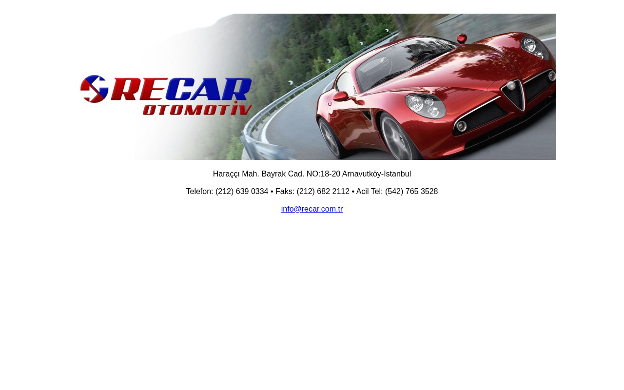 RECAR Otomotiv screenshot