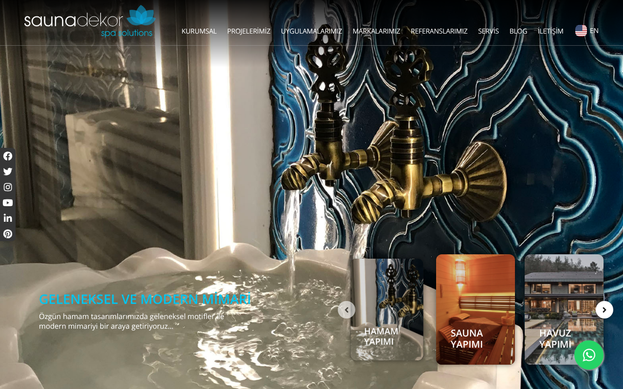 Sauna Dekor: Sauna, Havuz, Türk Hamamı, Jakuzi, Spa screenshot — 30 Apr 2026