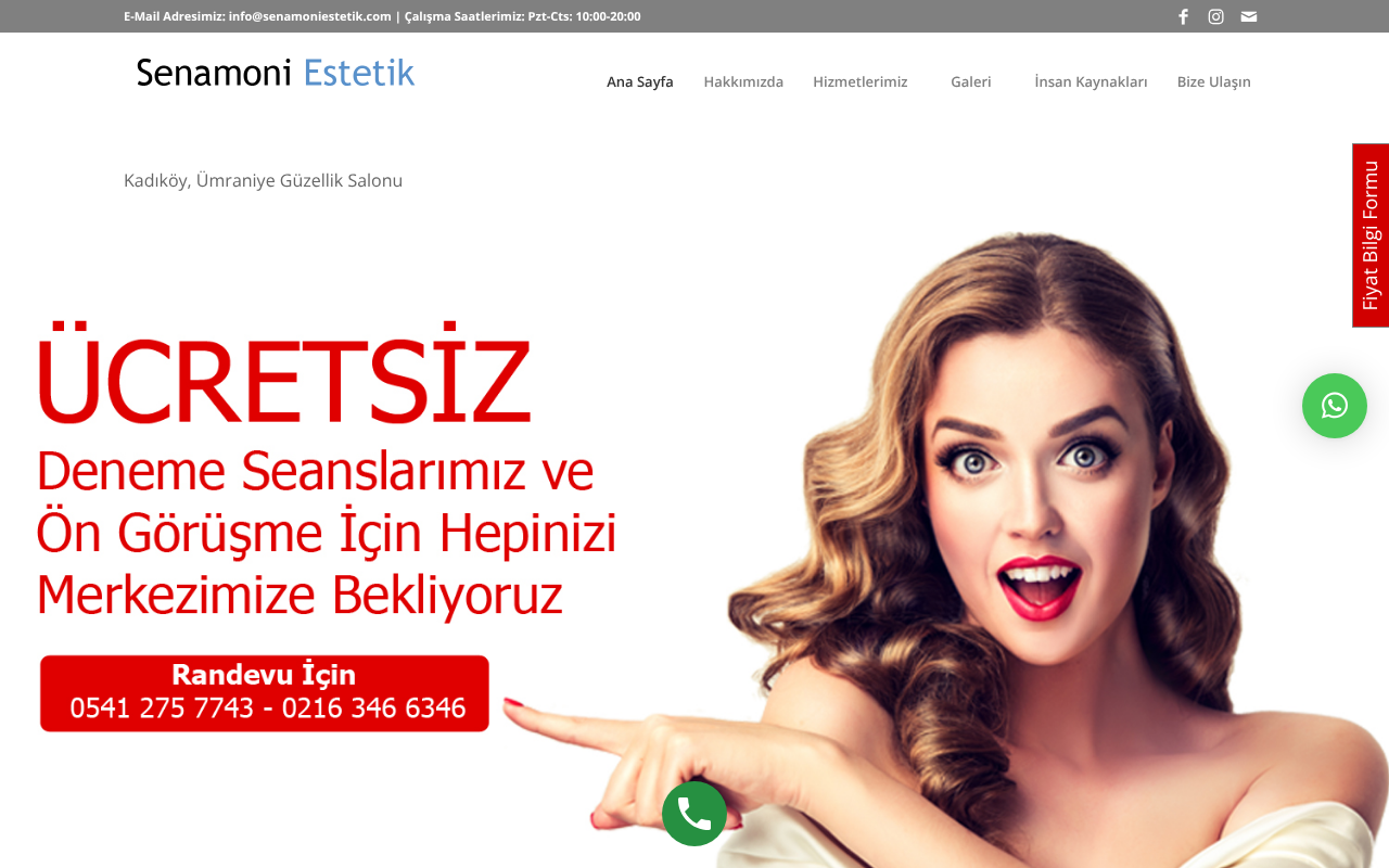 Senamoni Estetik Güzellik Merkezi screenshot