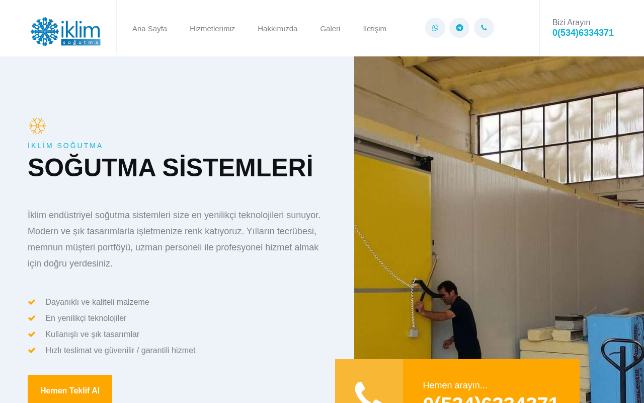 İklim Endüstriyel Soğutma Teknolojileri screenshot — 30 Apr 2026