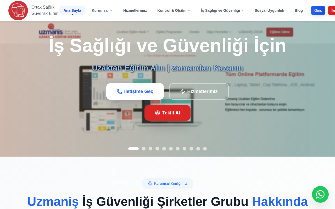 OSGB, İş Güvenliği ve İşyeri Hekimliği Hizmetleri screenshot — 30 Apr 2026