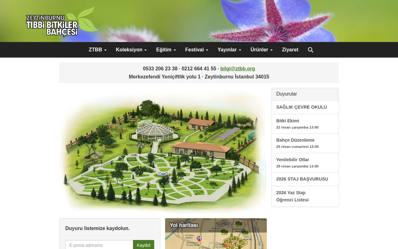 Zeytinburnu Tıbbi Bitkiler Bahçesi screenshot