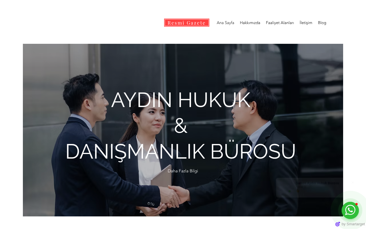 Gamze Aydın Hukuk Bürosu screenshot