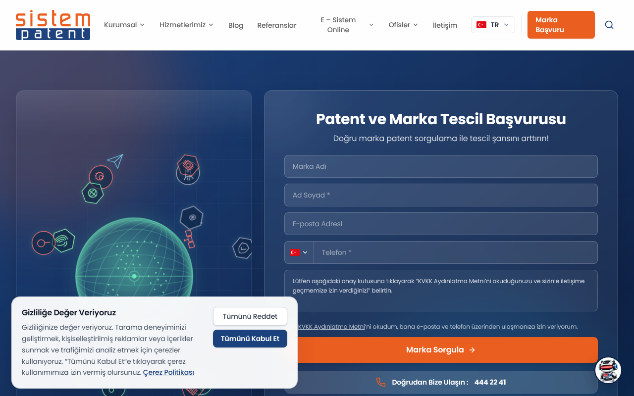Sistem Patent screenshot