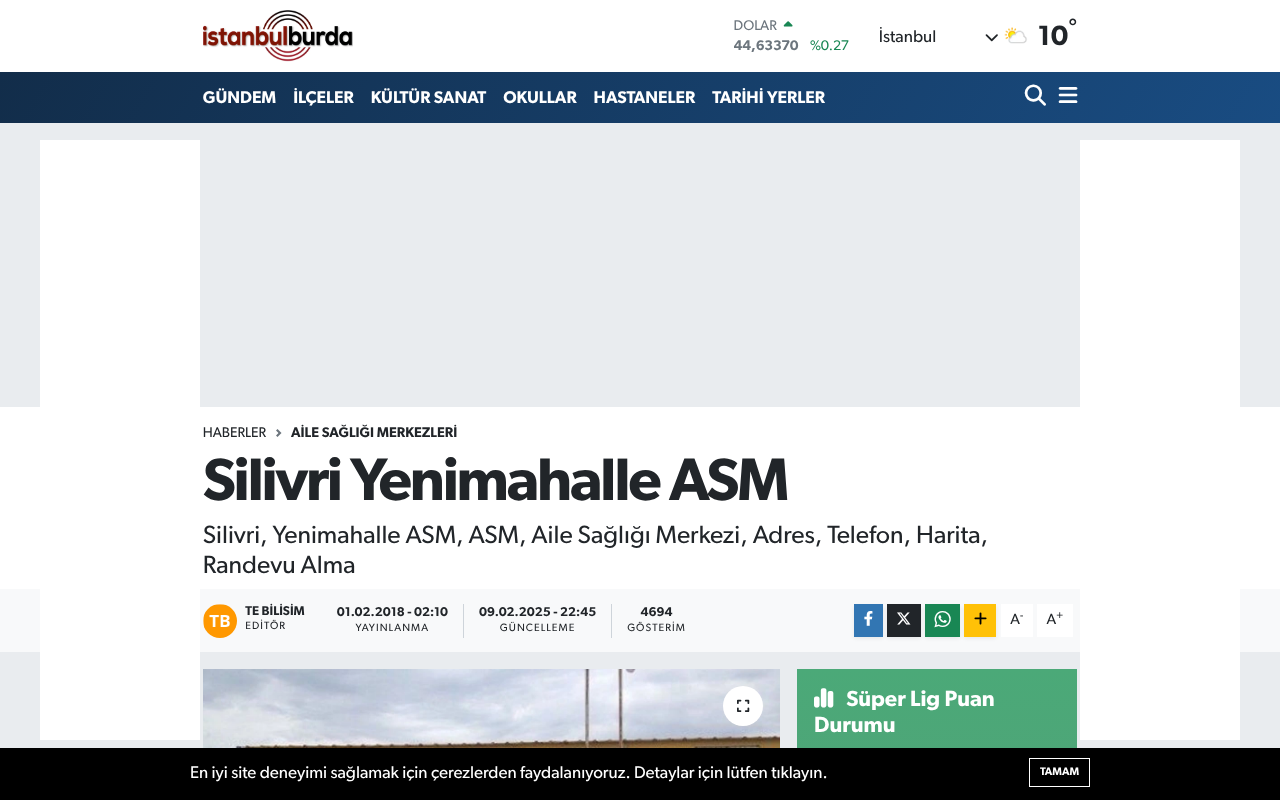 Web sitesi görüntüsü