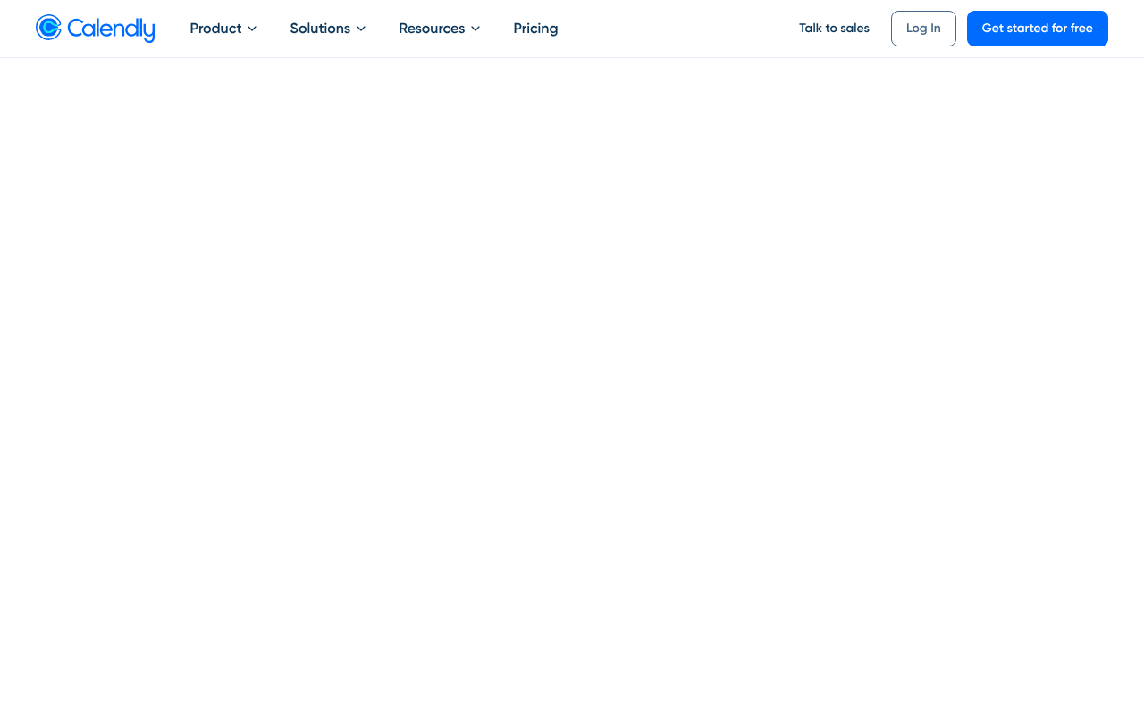 Calendly screenshot