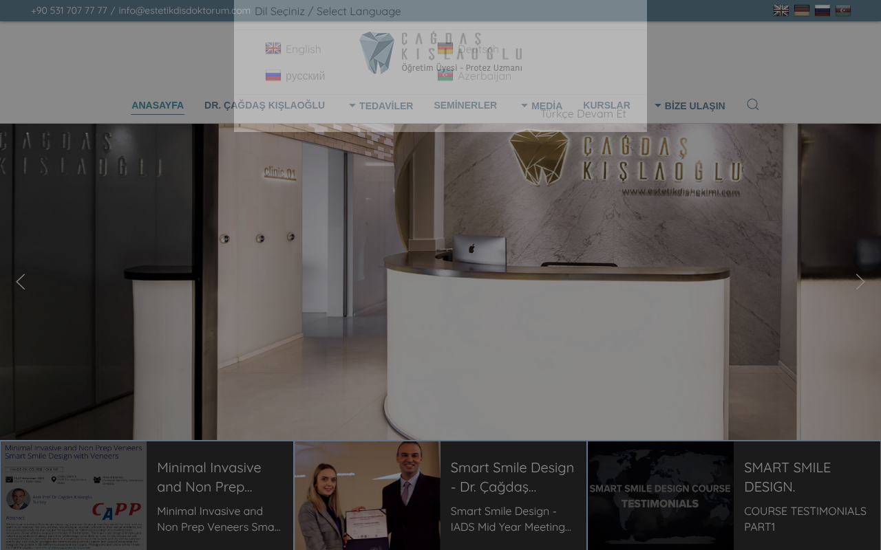 Web sitesi görüntüsü