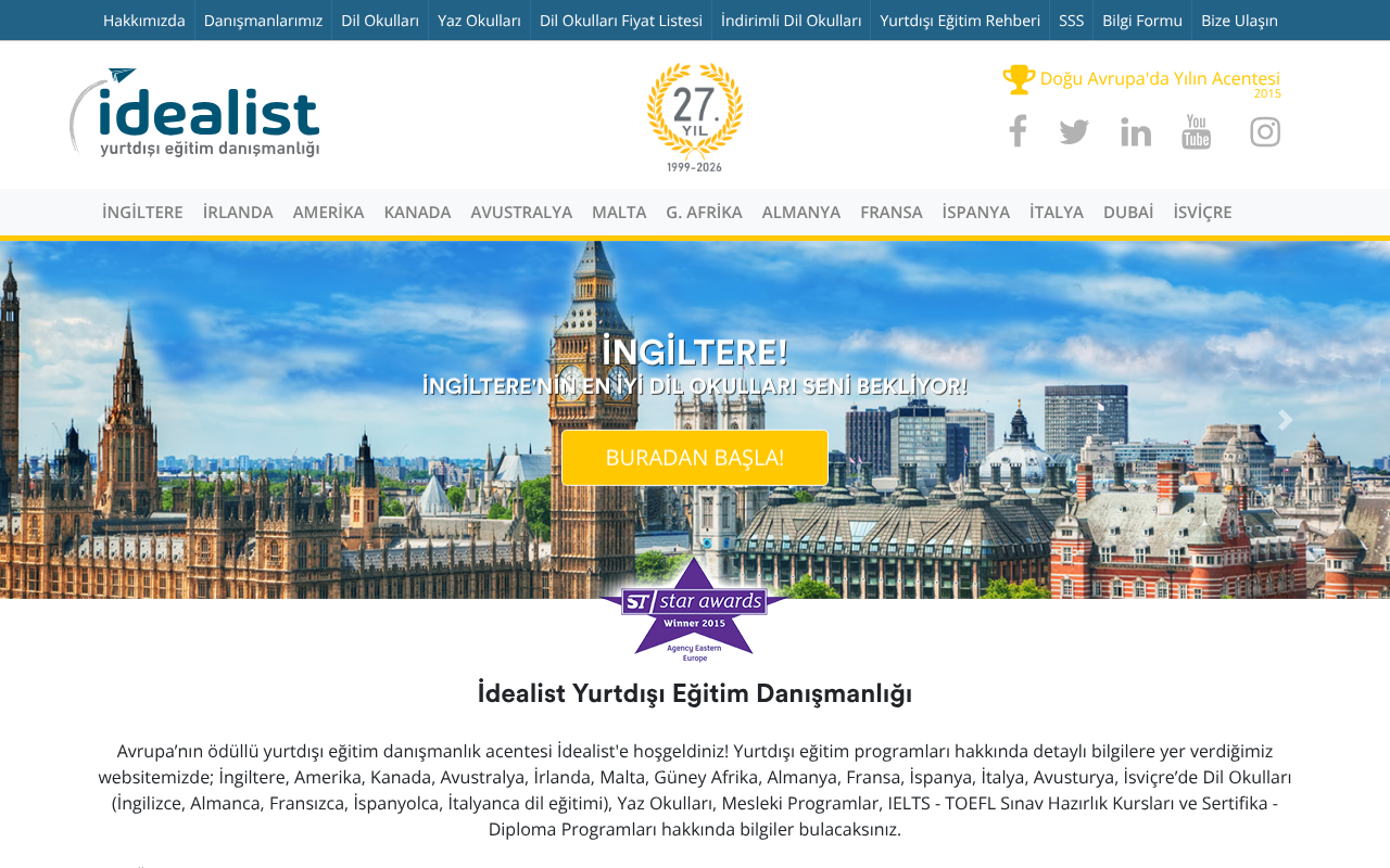 İdealist Yurtdışı Eğitim Danışmanlığı — Web Directory