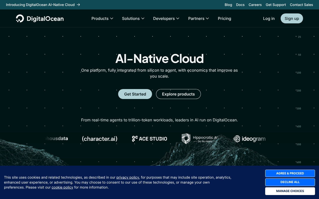 DigitalOcean screenshot