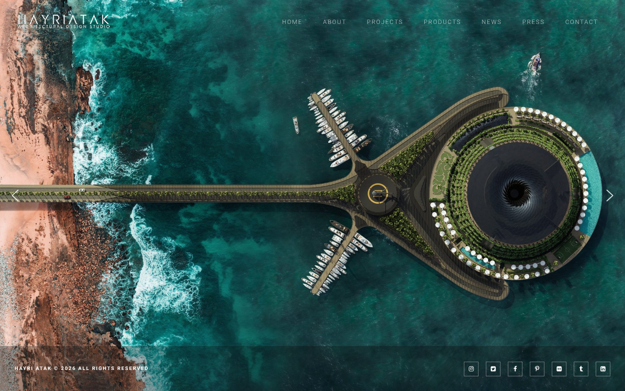 Hayri Atak Architectural Design Studio screenshot