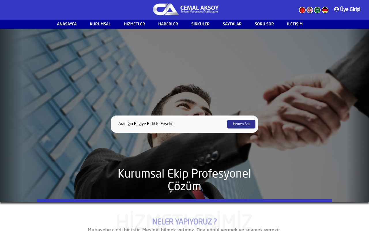 Web sitesi görüntüsü