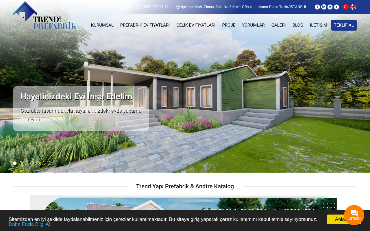 Trend Yapı Prefabrik screenshot