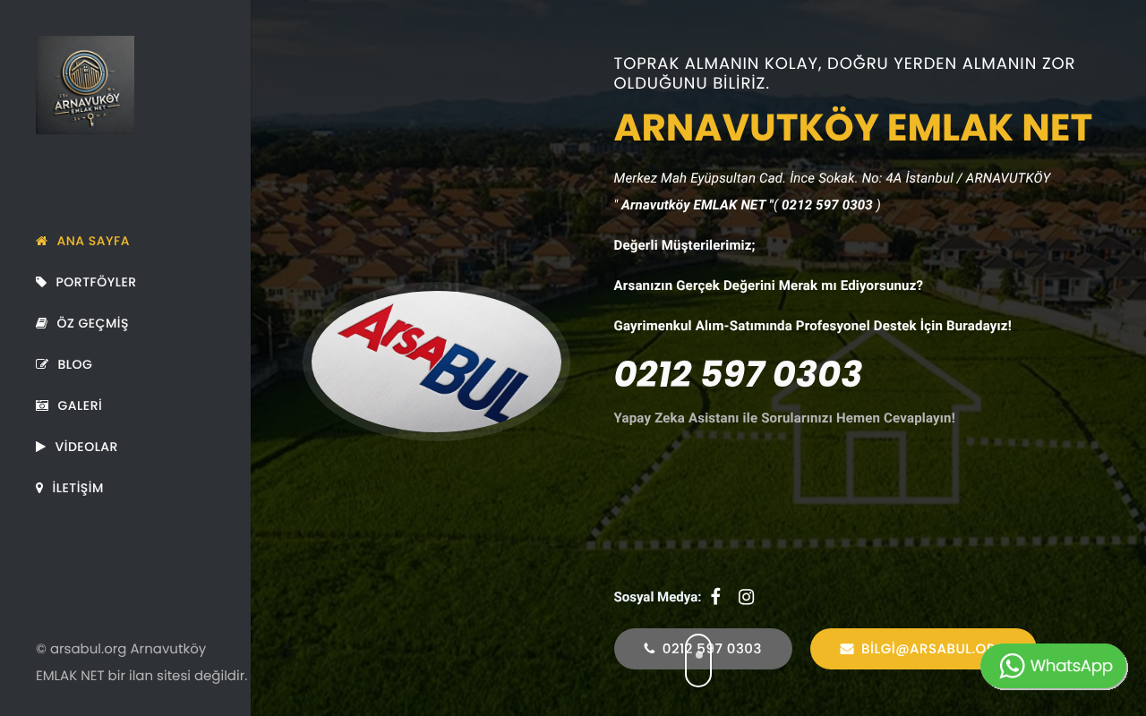 Web sitesi görüntüsü