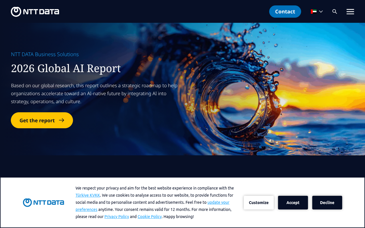 NTT DATA Business Solutions Türkiye — Site Report