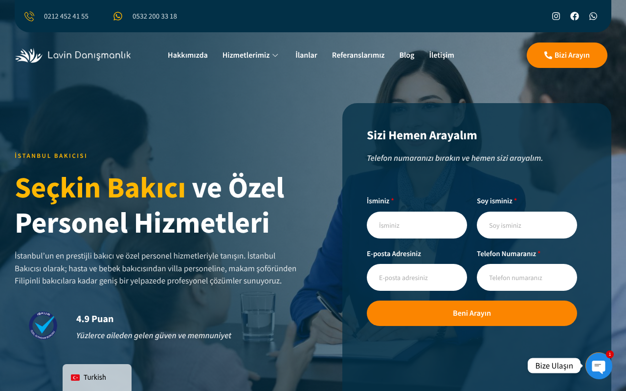 Web sitesi görüntüsü