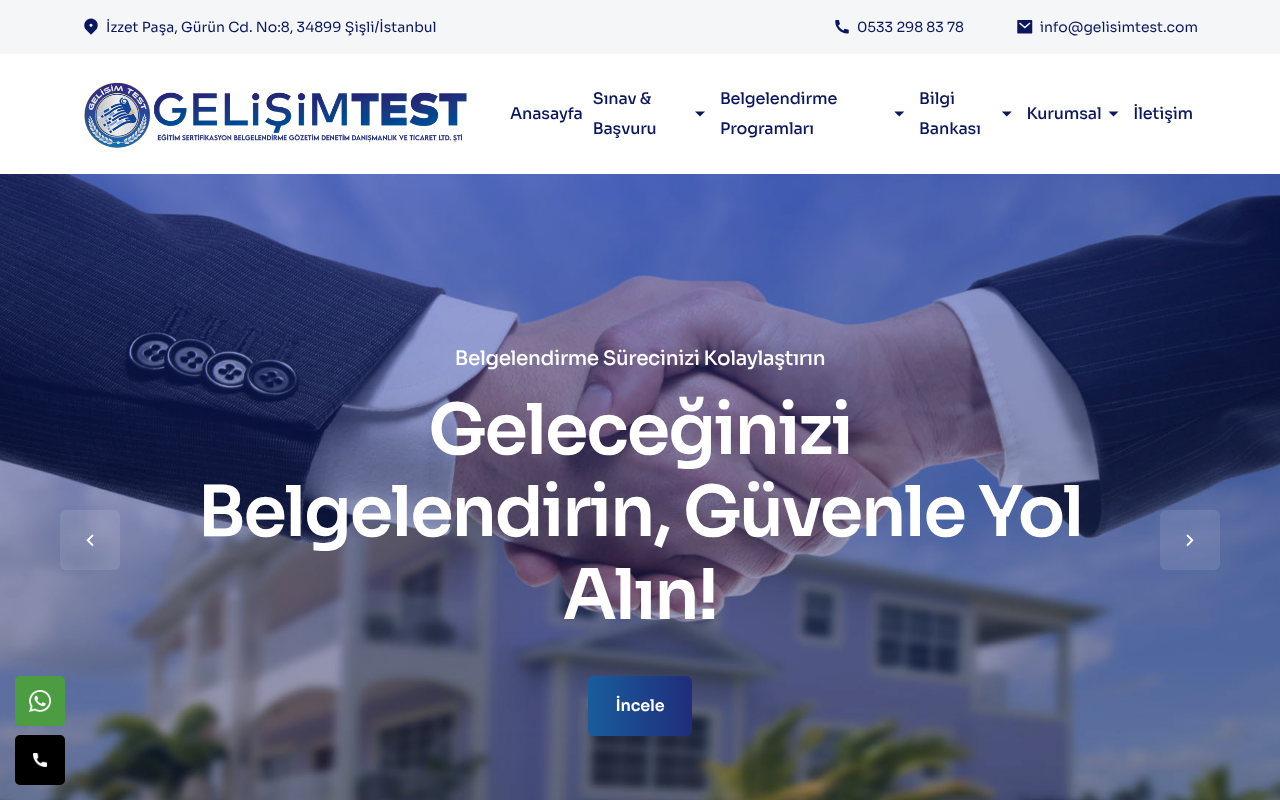 Web sitesi görüntüsü