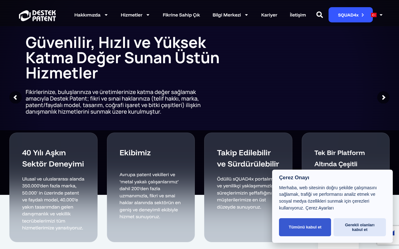 Destek Patent screenshot