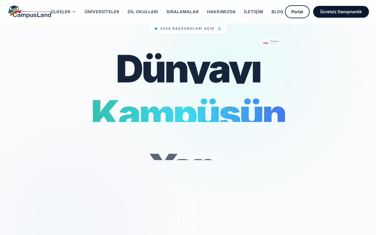 Yurtdışı Eğitim Danışmanlığı