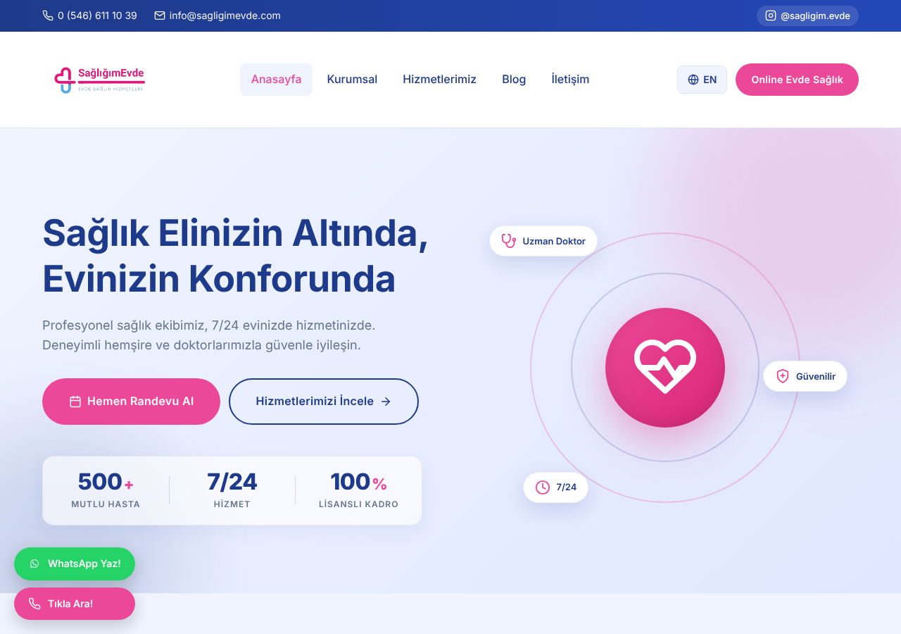 Web sitesi görüntüsü