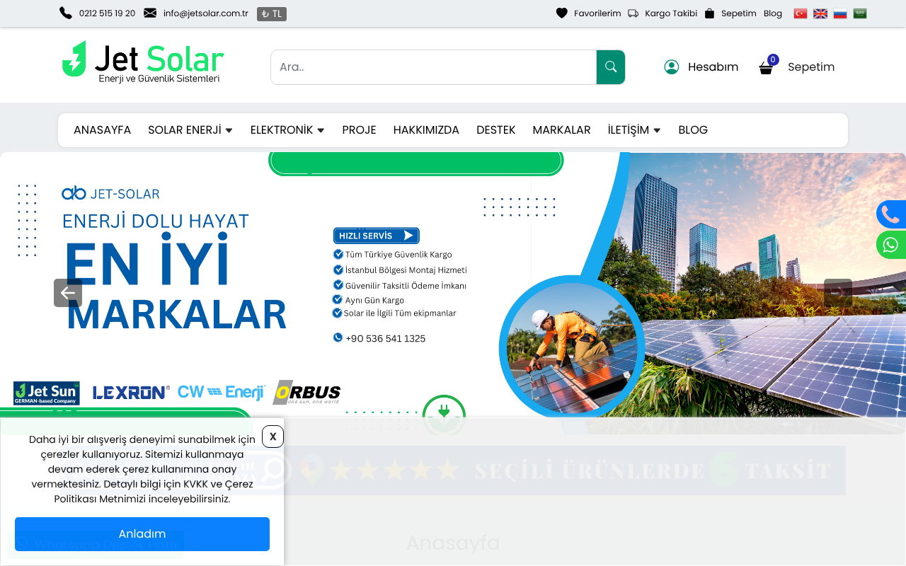 Solar Enerji Güvenlik Sistemleri screenshot