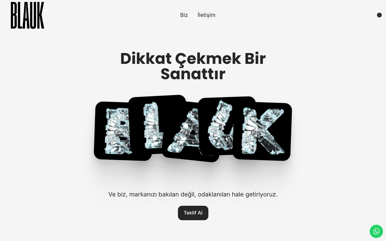 BLAUK screenshot