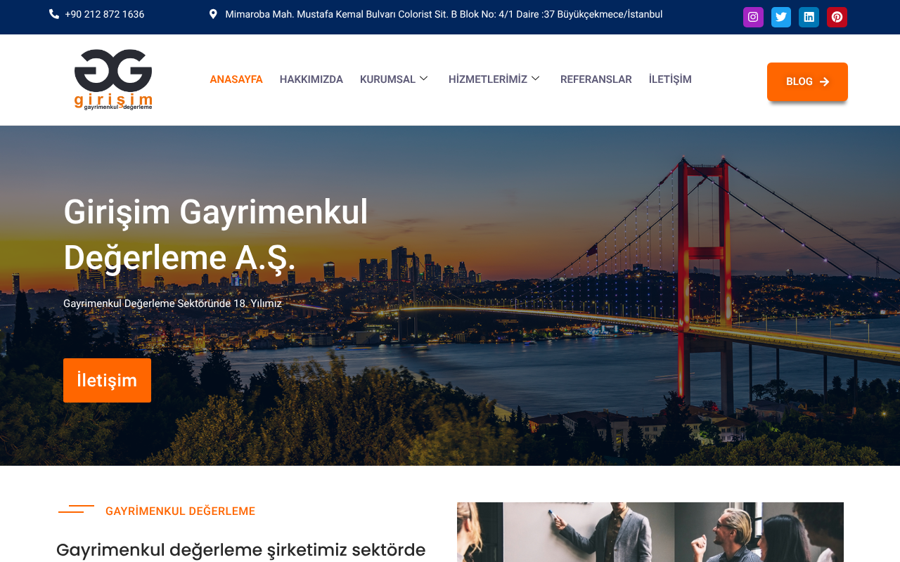 Web sitesi görüntüsü