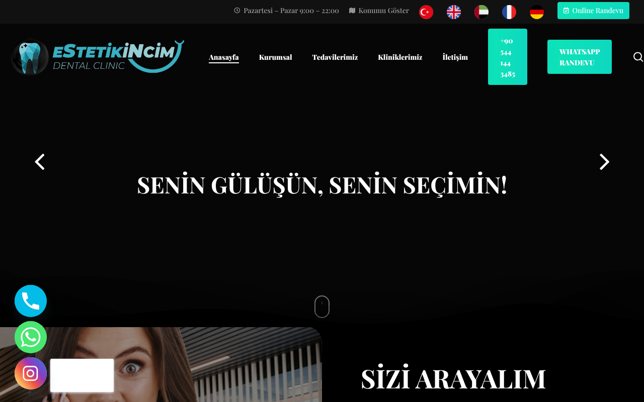Web sitesi görüntüsü