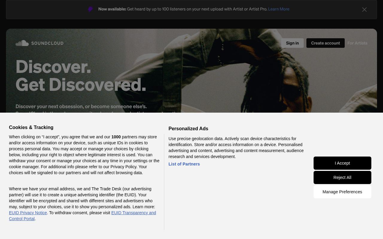 Stream and listen to music online for free with SoundCloud