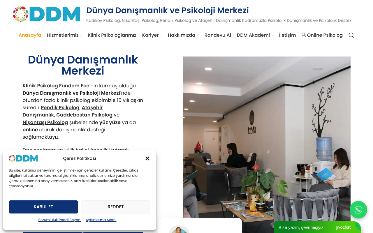 Dünya Danışmanlık Merkezi — Site Report