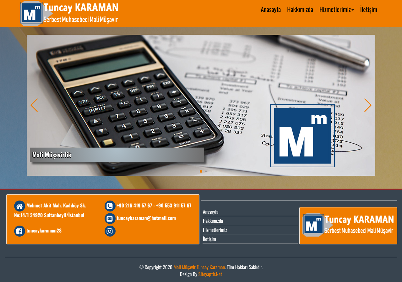Mali Müşavir Tuncay Karaman