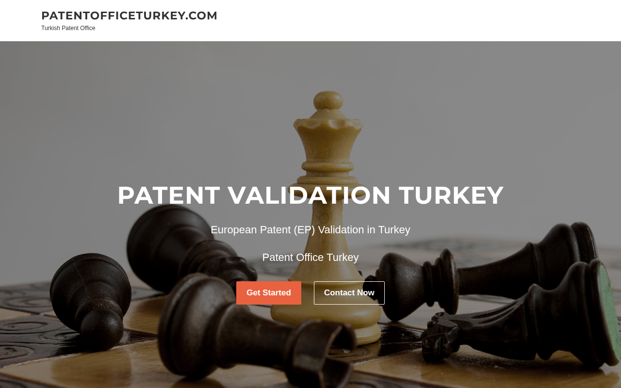 PatentOfficeTurkey.com screenshot