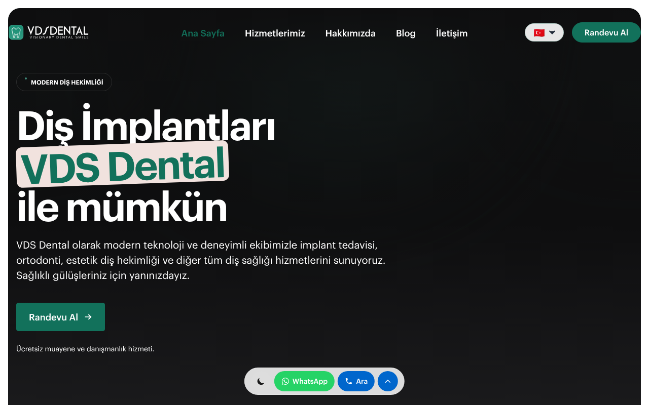 Web sitesi görüntüsü