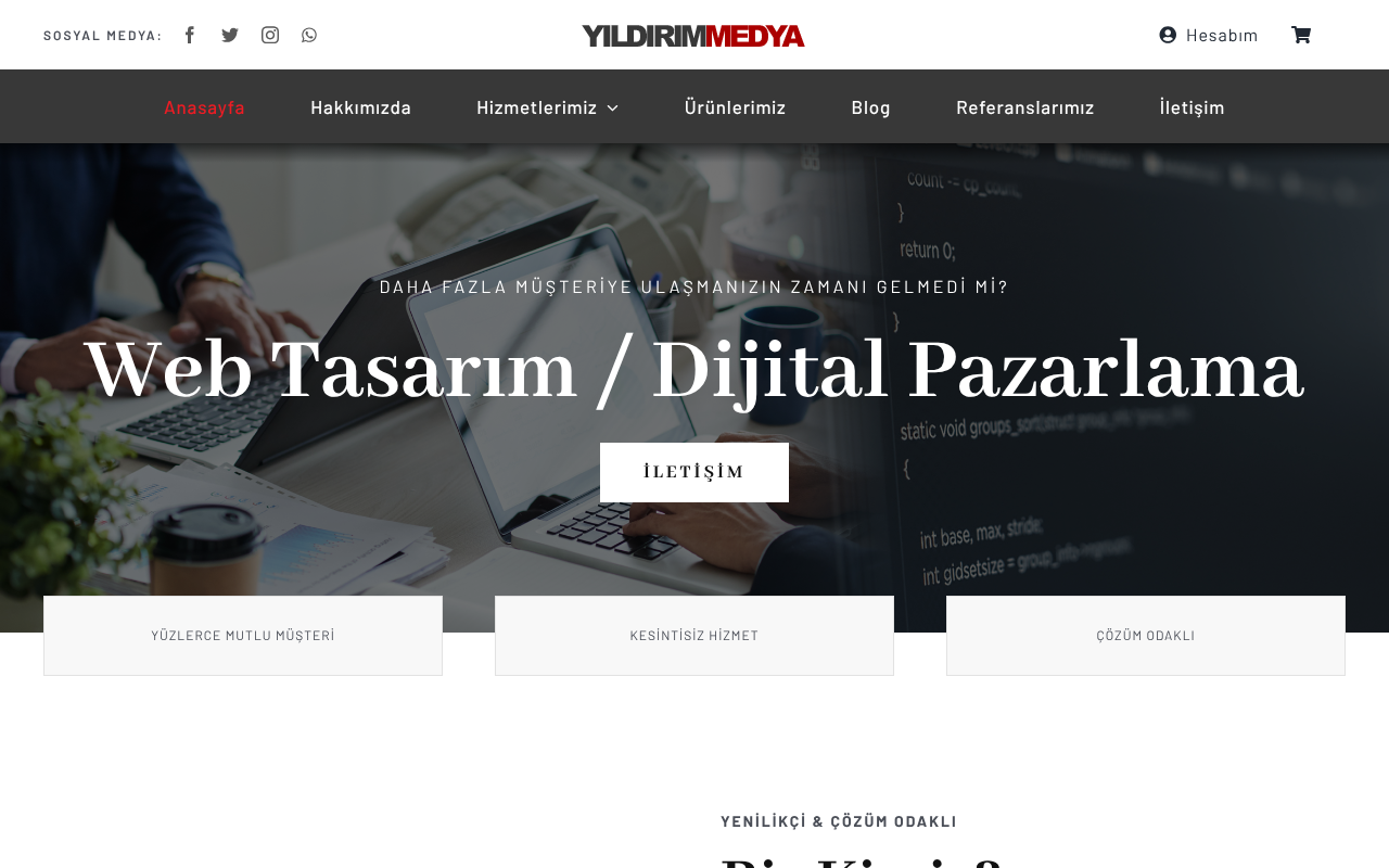 Yıldırım Medya Web Tasarım Ajansı Dijital Pazarlama Ajansı — Site Report