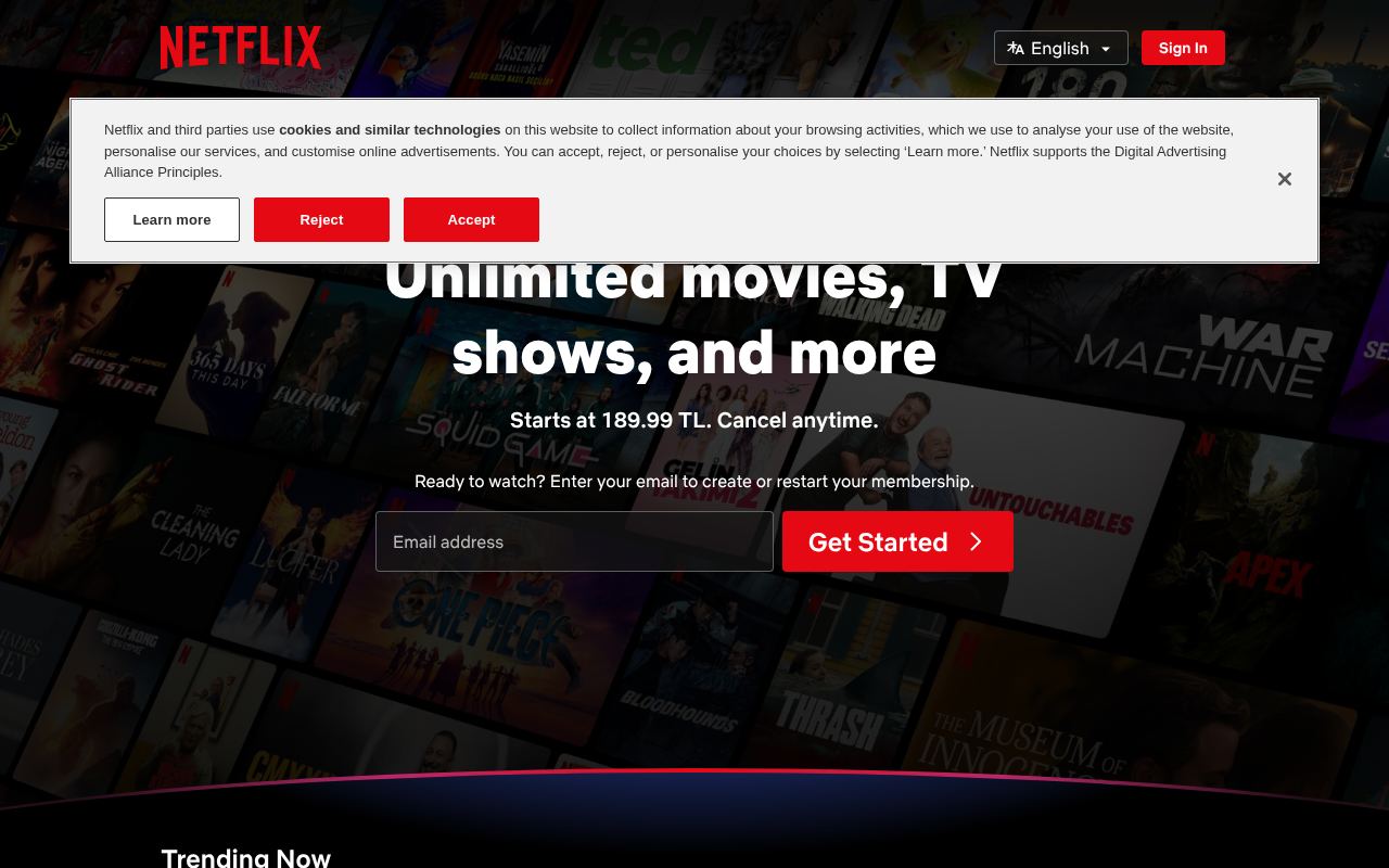 Netflix screenshot