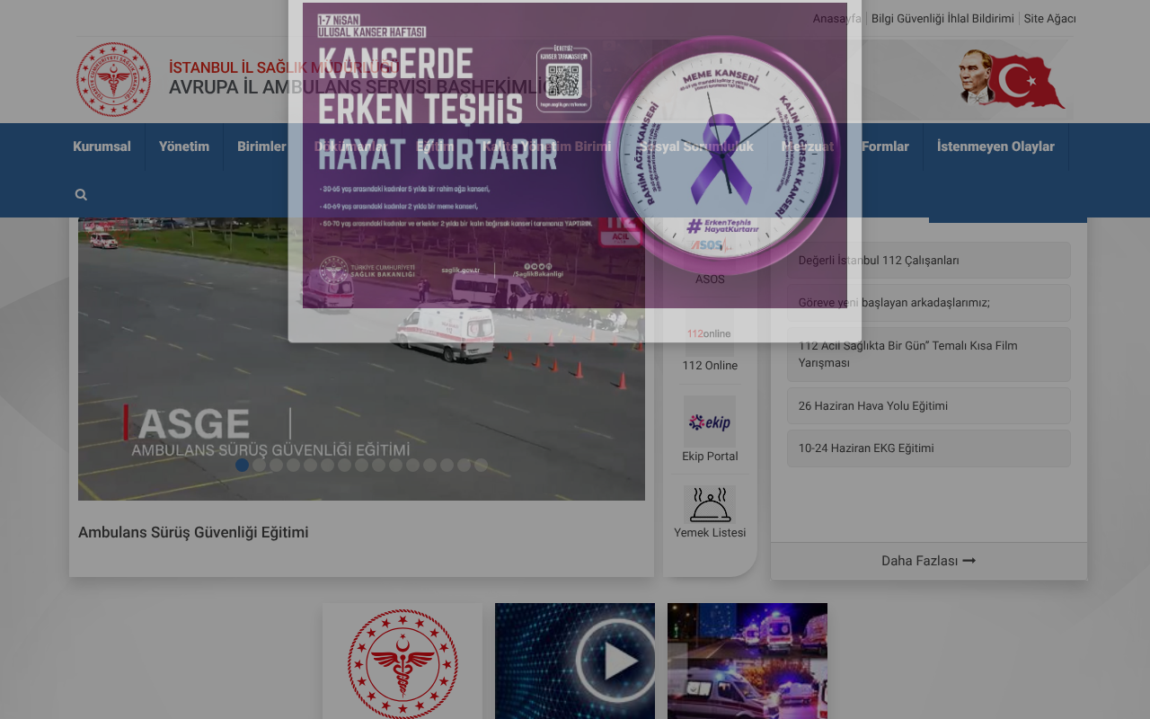 Web sitesi görüntüsü