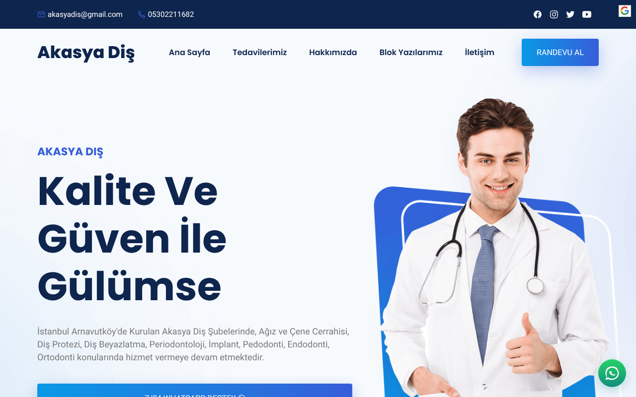 Arnavutköy Akasya Diş — Web Directory