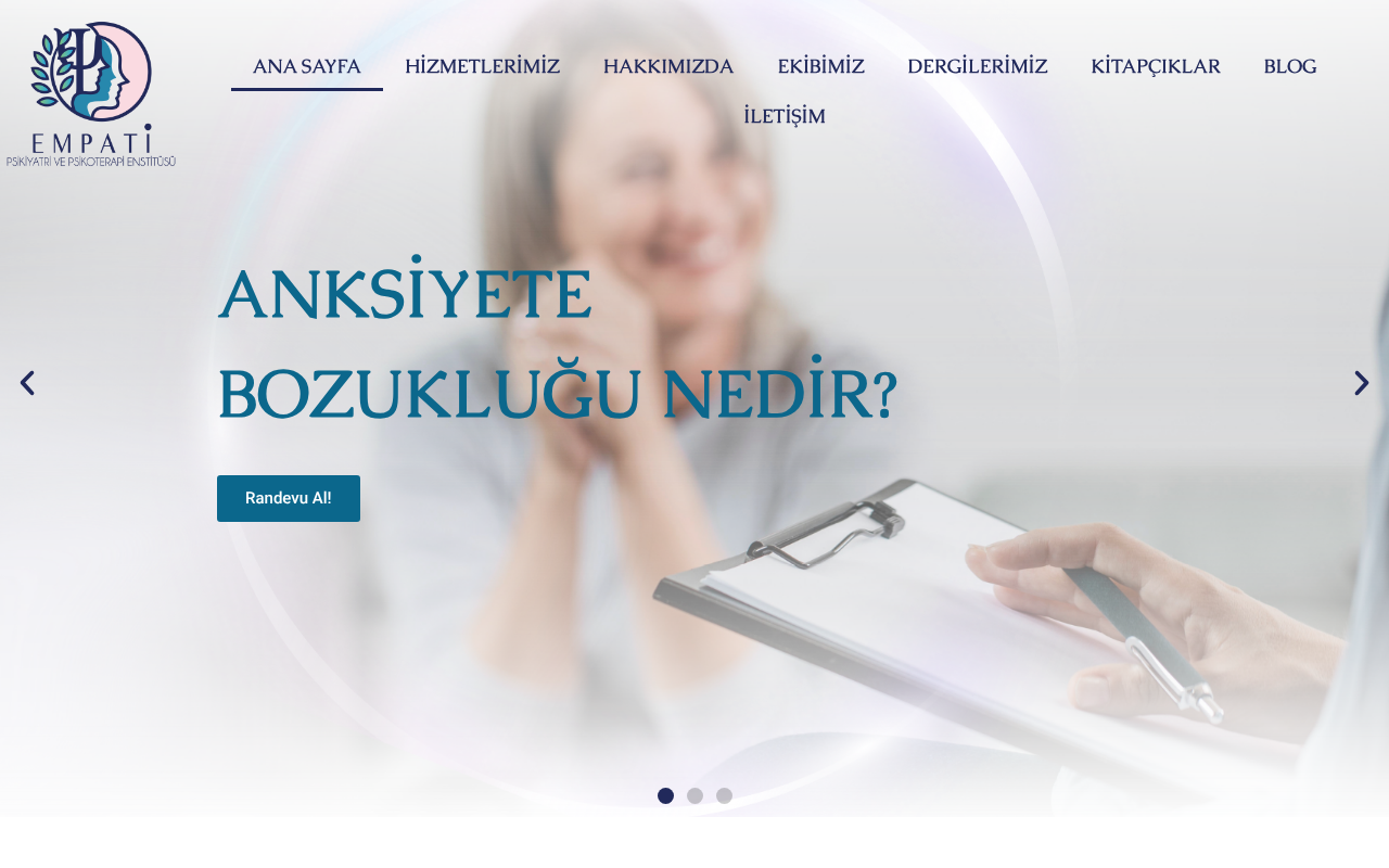 Empati Psikiyatri ve Psikoterapi Enstitüsü screenshot