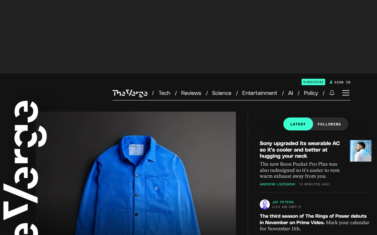 The Verge screenshot