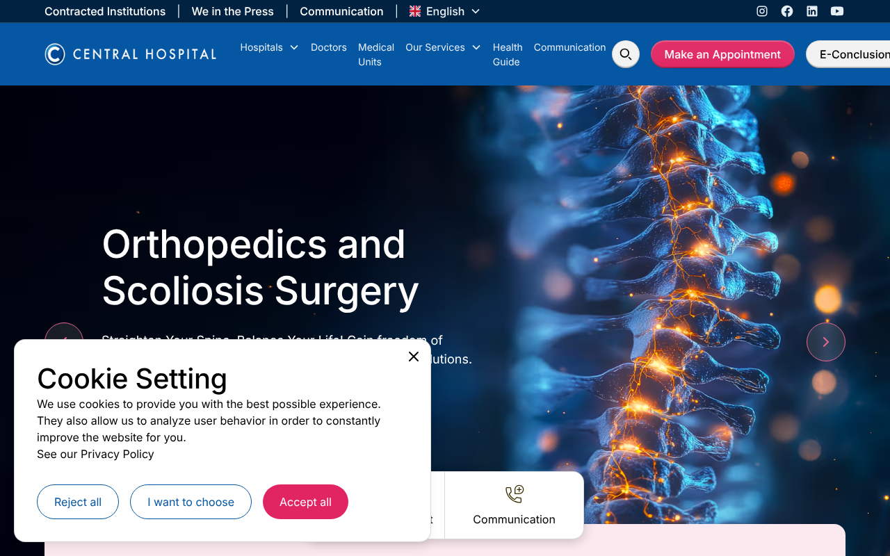 Central Hospital — Web Directory