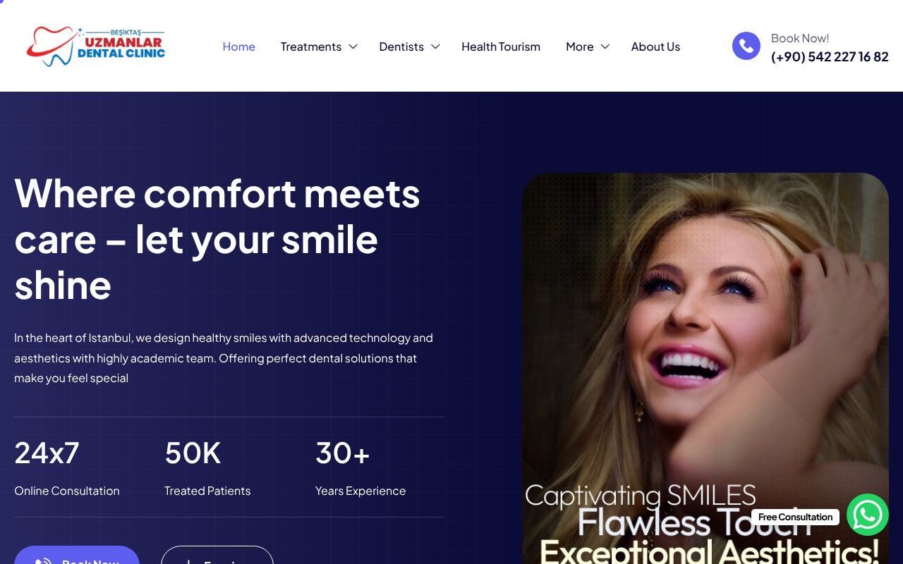 Besiktas Uzmanlar Dental Clinic — Web Directory