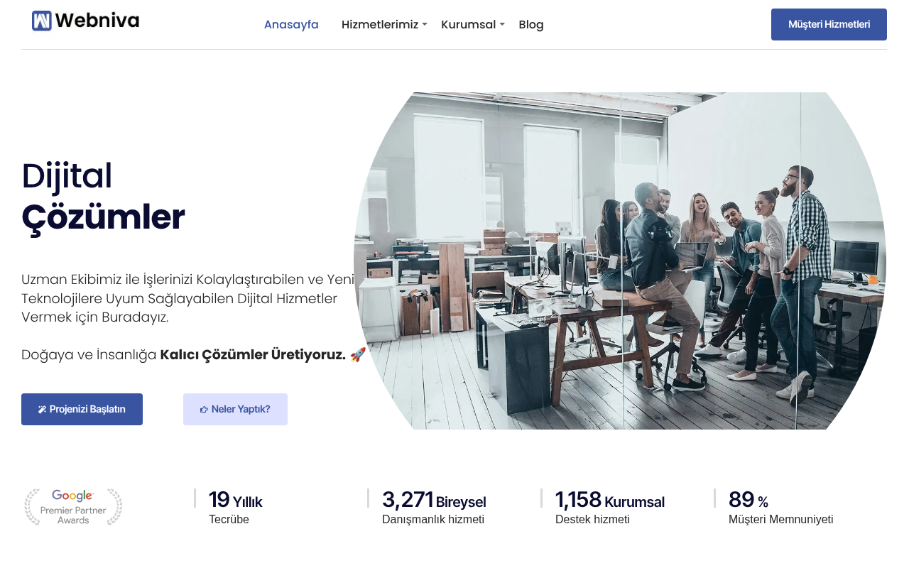 Webniva screenshot