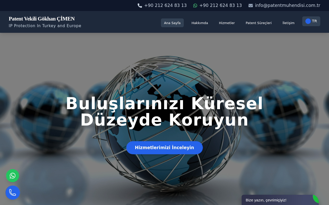 Patent Vekili Gökhan ÇİMEN screenshot