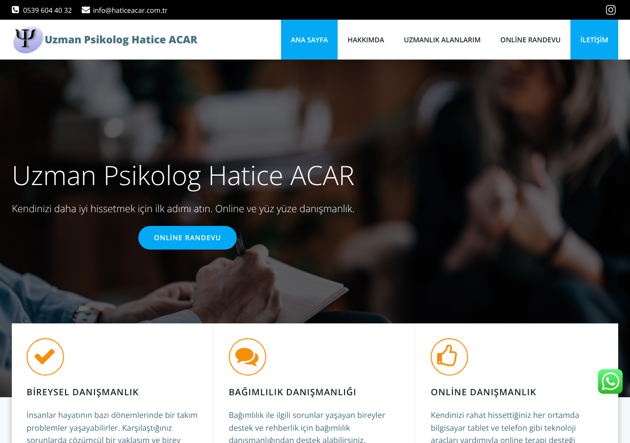 Uzman Psikolog Hatice ACAR