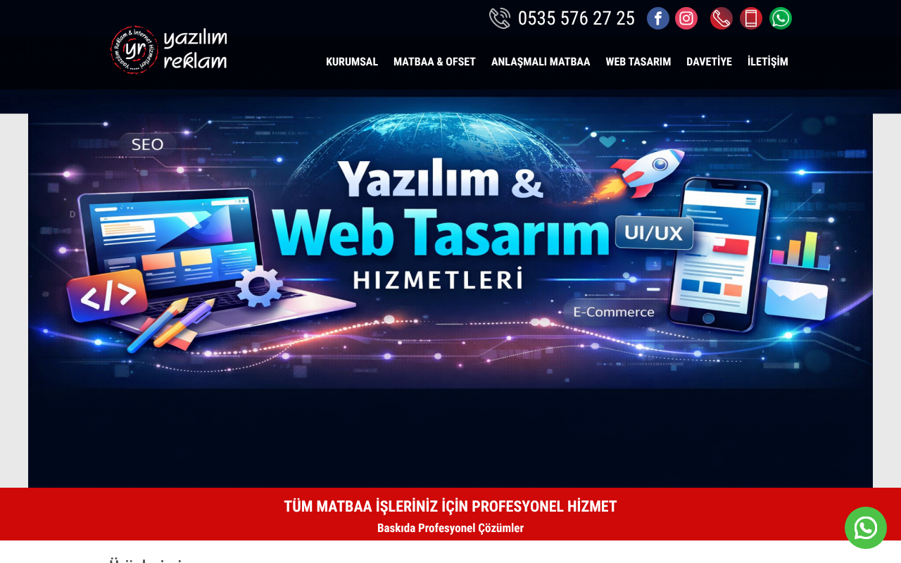 YAZILIM REKLAM MATBAA — Site Report